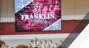 New Scoreboards Illuminate Education Aspect at Franklin High School