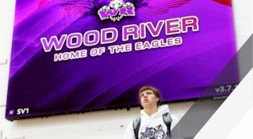 Wood River Schools Unveil New Scoreboards