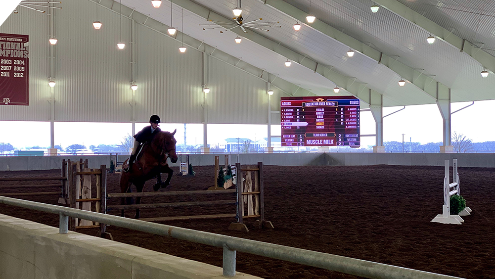 oW2717 LED Equestrian Video Scoreboard at Texas A&M University