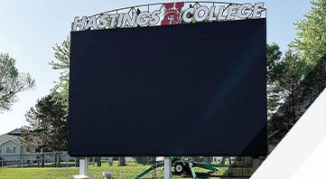 Hastings College completes installation of new scoreboards