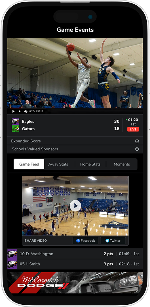 ScoreVision Subscription Scorekeeper