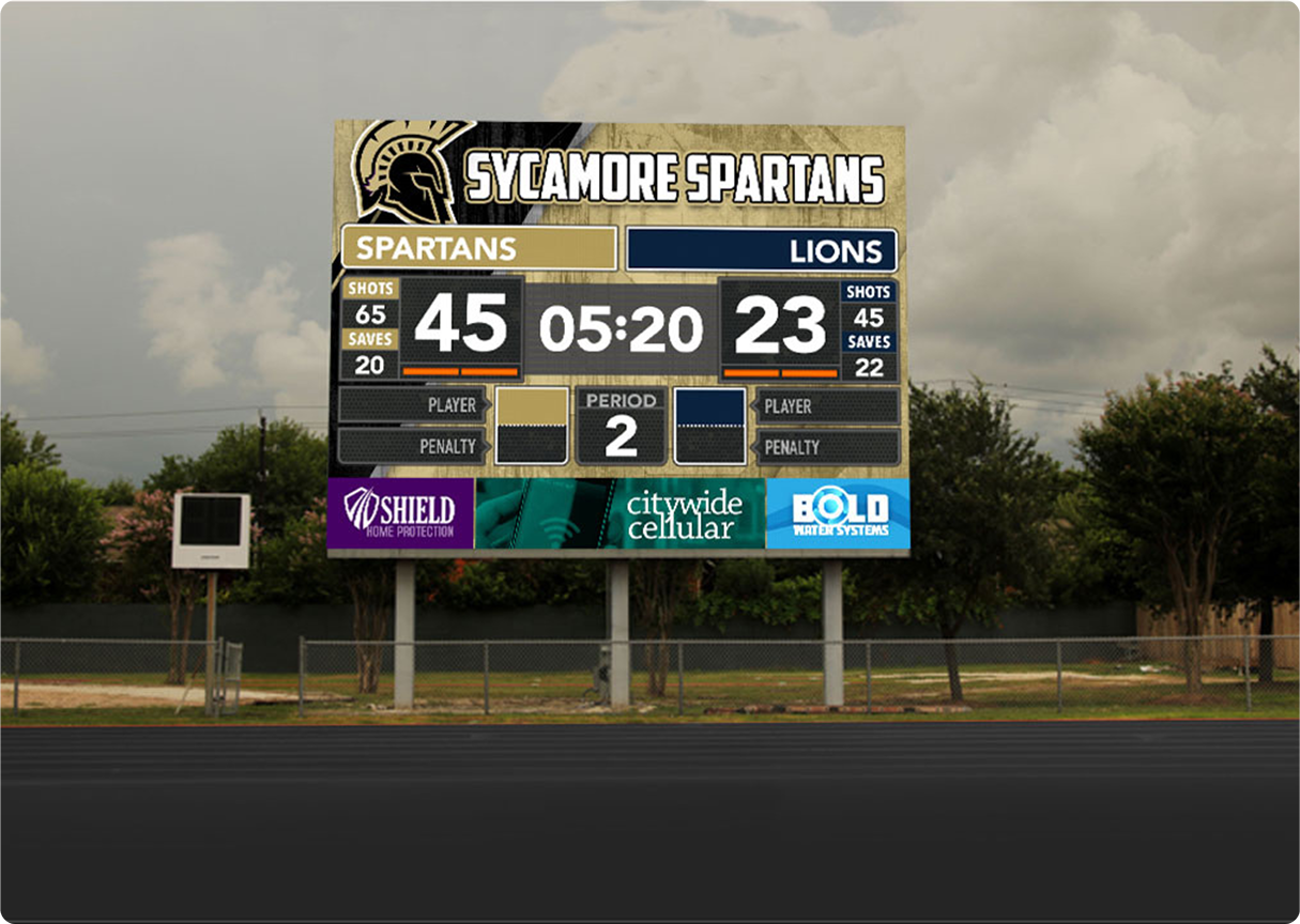 Sycamore High School Football Scoreboard