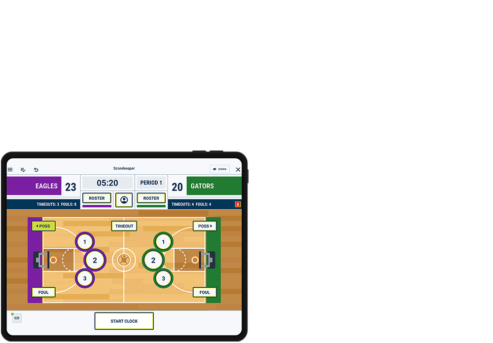 ScoreVision Basic Scoring Scorekeeper