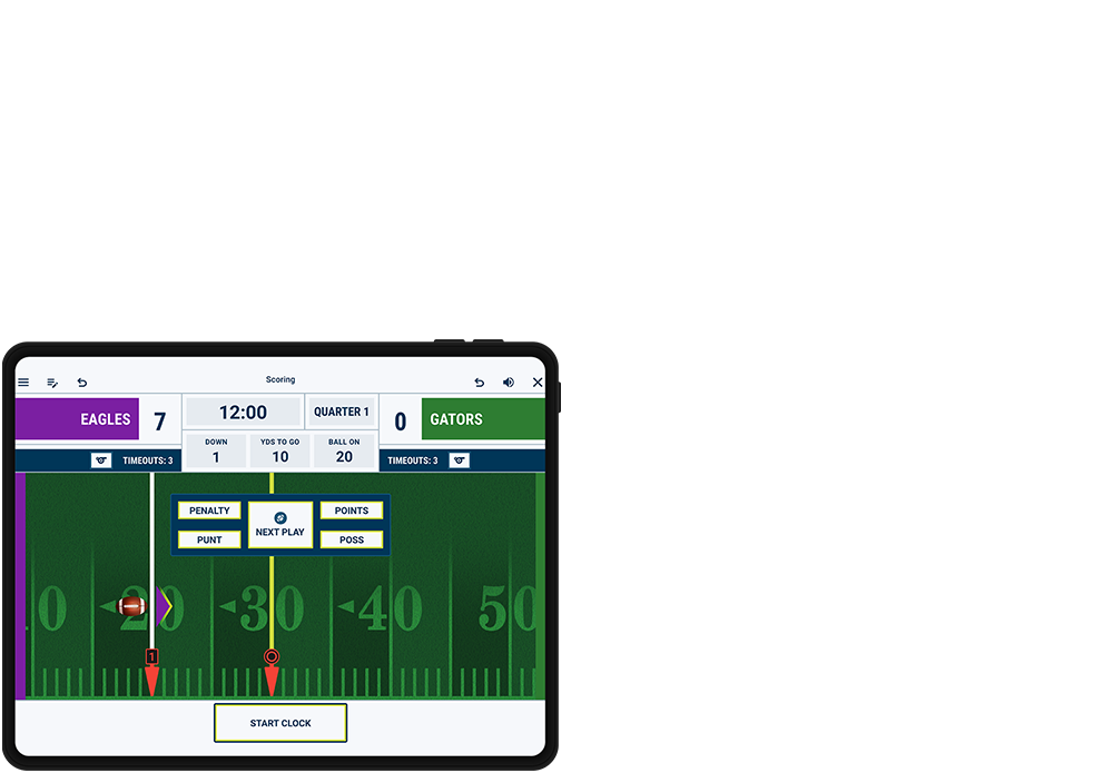 ScoreVision Basic Scoring Scorekeeper