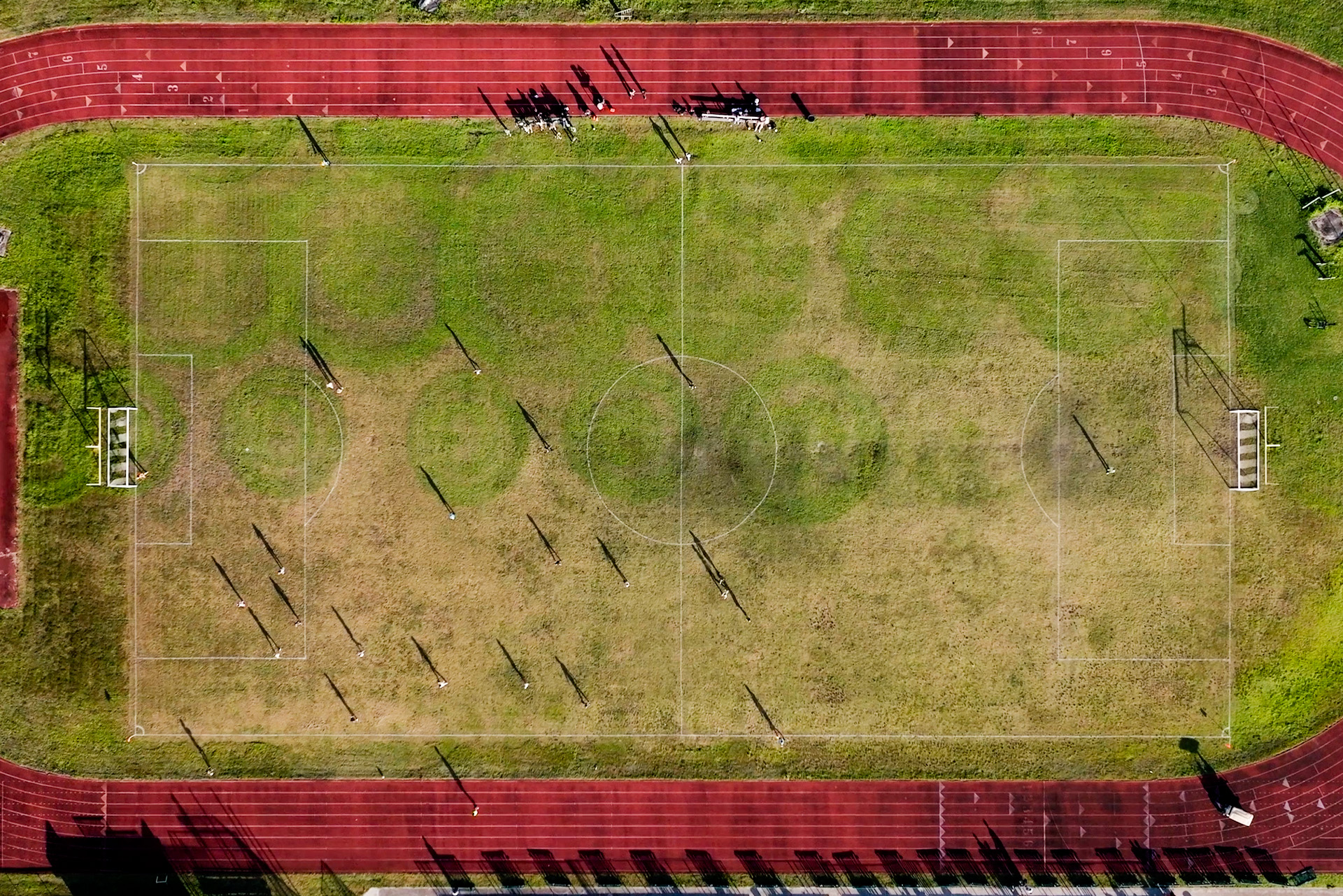 From above, the Vipers’ athletic field showcases where preparation and competition come together.