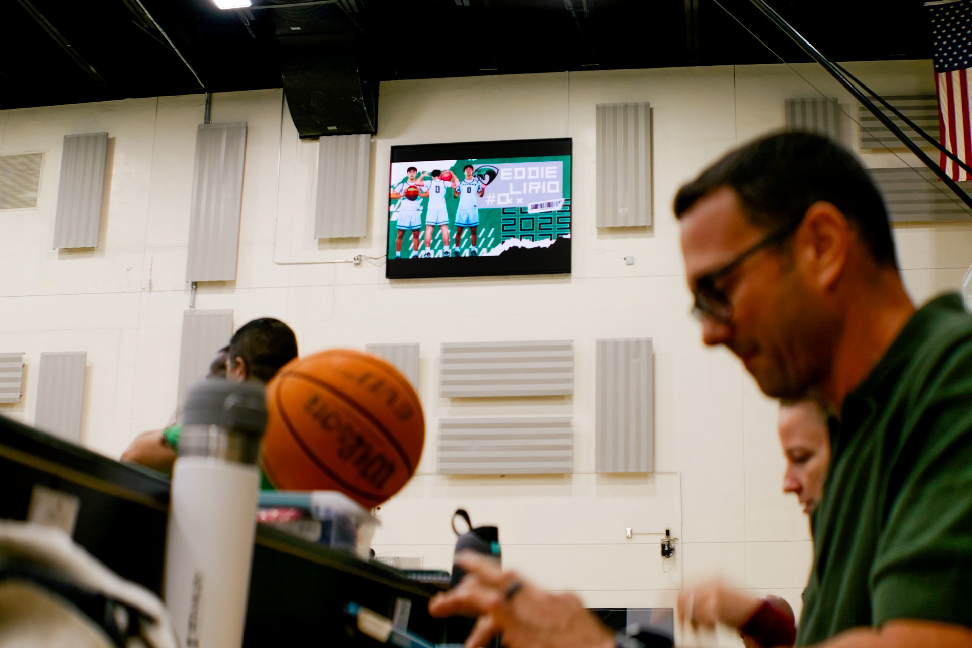 Personalized player graphics put Vipers athletes in the spotlight.