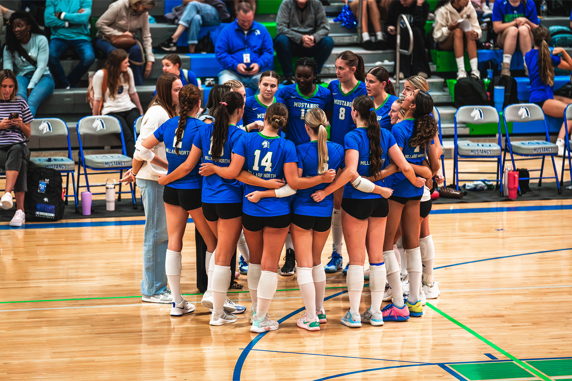 Millard North volleyball comes together before returning to the court.